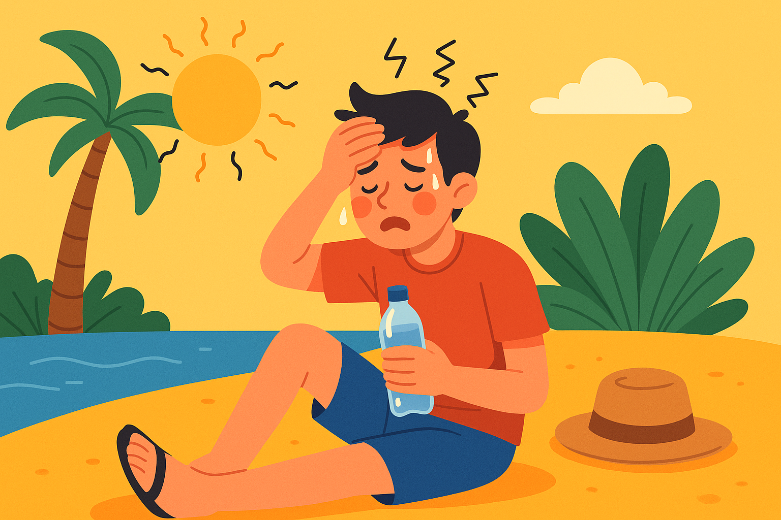 Sunstroke: Symptoms, Differences, and First Aid