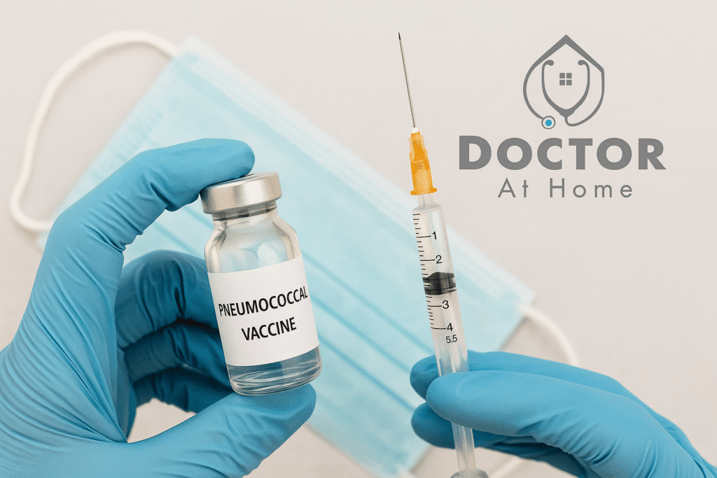 The pneumococcal vaccine