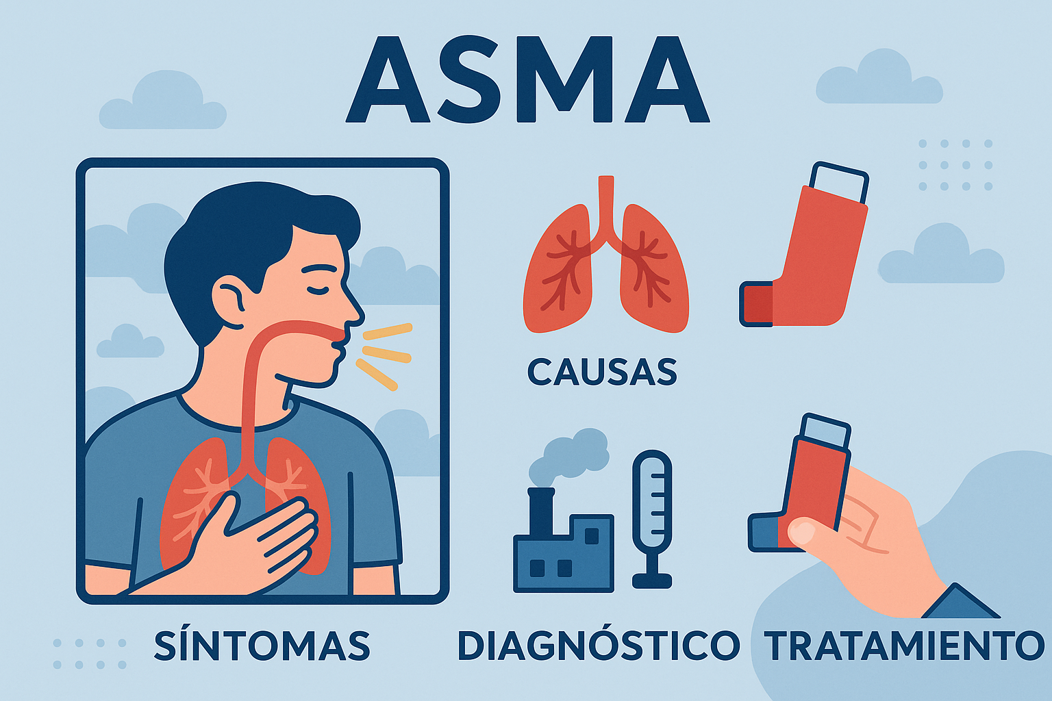Asma: Guía Completa para Pacientes – Causas, Síntomas y Tratamientos Efectivos