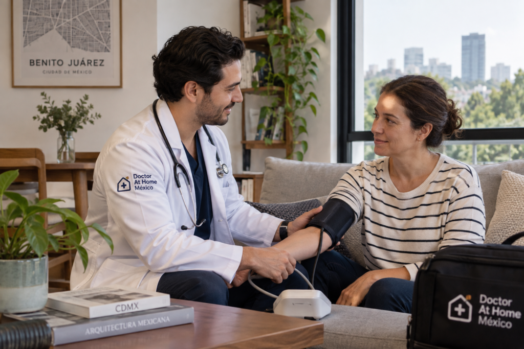 Home Doctor Visit in Benito Juárez, Mexico City